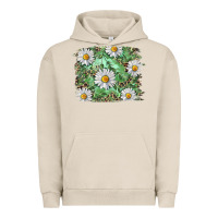 Pigment French Oak Daisy leopard Urban Hoodie - RanaPortraitStore