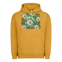 Pigment Peanut Butter Daisy leopard Urban Hoodie - RanaPortraitStore