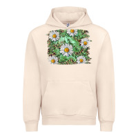 Sandshell Daisy leopard Urban Hoodie - RanaPortraitStore