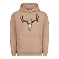 Pigment Burro Deer Skull Urban Hoodie - RanaPortraitStore