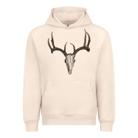 Sandshell Deer Skull Urban Hoodie - RanaPortraitStore