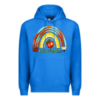 True Royal teacher life with rainbow Premium Hoodie - texasbilliewilder