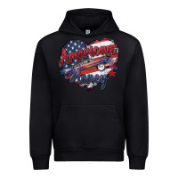 Black American honey Urban Hoodie - Zillion Design Studio