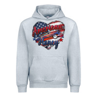 Heather Grey American honey Urban Hoodie - Zillion Design Studio