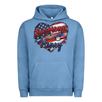 Pigment Pebble Blue American honey Urban Hoodie - Zillion Design Studio