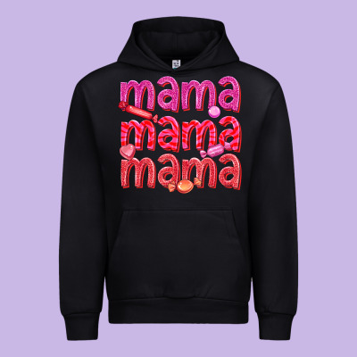 Urban Hoodie mama mama mama valentines day