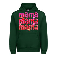Forest Green mama mama mama valentines day Urban Hoodie - texasbilliewilder