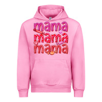 Fuchsia Pink mama mama mama valentines day Urban Hoodie - texasbilliewilder