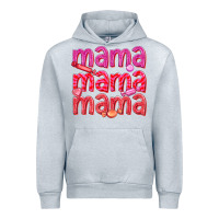 Heather Grey mama mama mama valentines day Urban Hoodie - texasbilliewilder