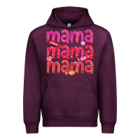 Mauve Wine mama mama mama valentines day Urban Hoodie - texasbilliewilder