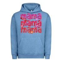 Pigment Pebble Blue mama mama mama valentines day Urban Hoodie - texasbilliewilder