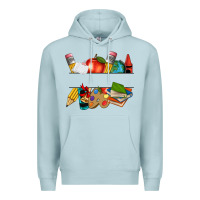 Blue Mist teacher name frame custom Premium Hoodie - texasbilliewilder