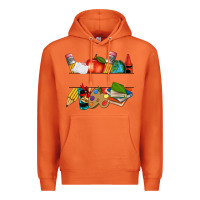 Carrot teacher name frame custom Premium Hoodie - texasbilliewilder