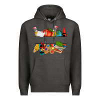 Charcoal Heather teacher name frame custom Premium Hoodie - texasbilliewilder