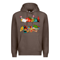 Coffee teacher name frame custom Premium Hoodie - texasbilliewilder
