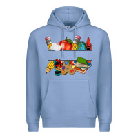Colony Blue teacher name frame custom Premium Hoodie - texasbilliewilder