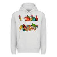 Dove Grey teacher name frame custom Premium Hoodie - texasbilliewilder