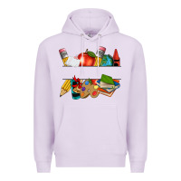 Lilac teacher name frame custom Premium Hoodie - texasbilliewilder