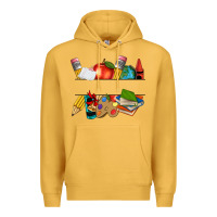 Mustard teacher name frame custom Premium Hoodie - texasbilliewilder