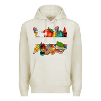 Oatmeal Heather teacher name frame custom Premium Hoodie - texasbilliewilder