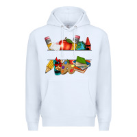 White teacher name frame custom Premium Hoodie - texasbilliewilder