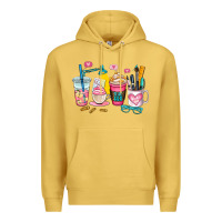 Antique Gold teacher coffee cup Premium Hoodie - AdoDesignShop
