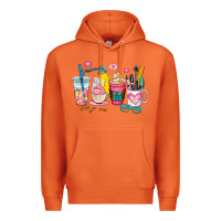 Carrot teacher coffee cup Premium Hoodie - AdoDesignShop