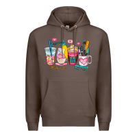 Coffee teacher coffee cup Premium Hoodie - AdoDesignShop
