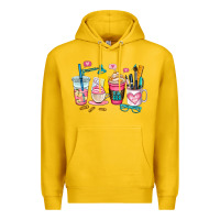 Lemon teacher coffee cup Premium Hoodie - AdoDesignShop