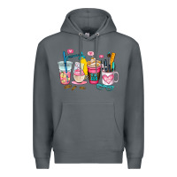 Rock teacher coffee cup Premium Hoodie - AdoDesignShop