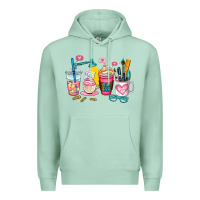 Seafoam teacher coffee cup Premium Hoodie - AdoDesignShop