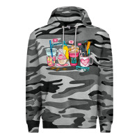 Slate Camo teacher coffee cup Premium Hoodie - AdoDesignShop