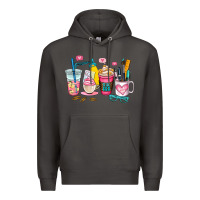 Smoke teacher coffee cup Premium Hoodie - AdoDesignShop