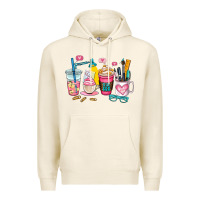 Tofu teacher coffee cup Premium Hoodie - AdoDesignShop