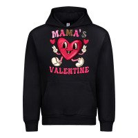 Black mamas valentine with cute heart Urban Hoodie - texasbilliewilder