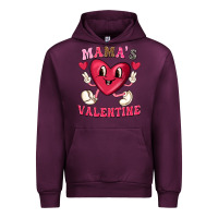 Mauve Wine mamas valentine with cute heart Urban Hoodie - texasbilliewilder