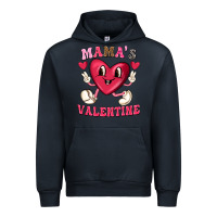 Navy mamas valentine with cute heart Urban Hoodie - texasbilliewilder