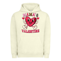 Mamas Valentine With Cute Heart Urban Hoodie | Teevron