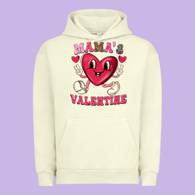 Urban Hoodie mamas valentine with cute heart