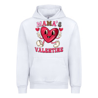 White mamas valentine with cute heart Urban Hoodie - texasbilliewilder