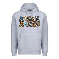 Heather Grey x ray Premium Hoodie - Zillion Design Studio