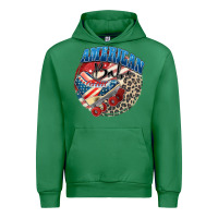 Emerald American babe Urban Hoodie - Zillion Design Studio