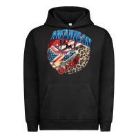 Pigment Black American babe Urban Hoodie - Zillion Design Studio
