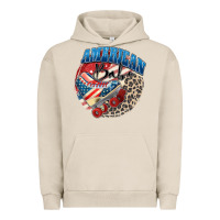 Pigment French Oak American babe Urban Hoodie - Zillion Design Studio