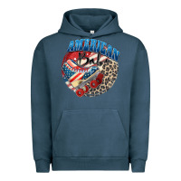 Pigment Midnight Navy American babe Urban Hoodie - Zillion Design Studio