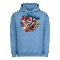 Pigment Pebble Blue American babe Urban Hoodie - Zillion Design Studio