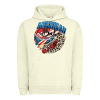 Pigment Pistachio American babe Urban Hoodie - Zillion Design Studio