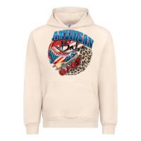 Sandshell American babe Urban Hoodie - Zillion Design Studio