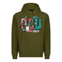 Army Green pcu Premium Hoodie - Zillion Design Studio