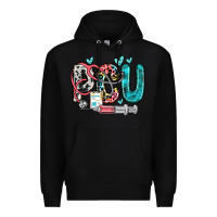 Black pcu Premium Hoodie - Zillion Design Studio